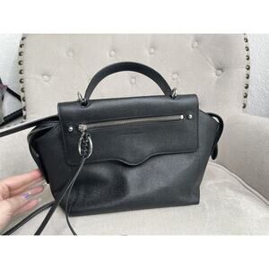 Rebecca Minkoff Gabby Crossbody Bag Satchel Black Top Handle Bag